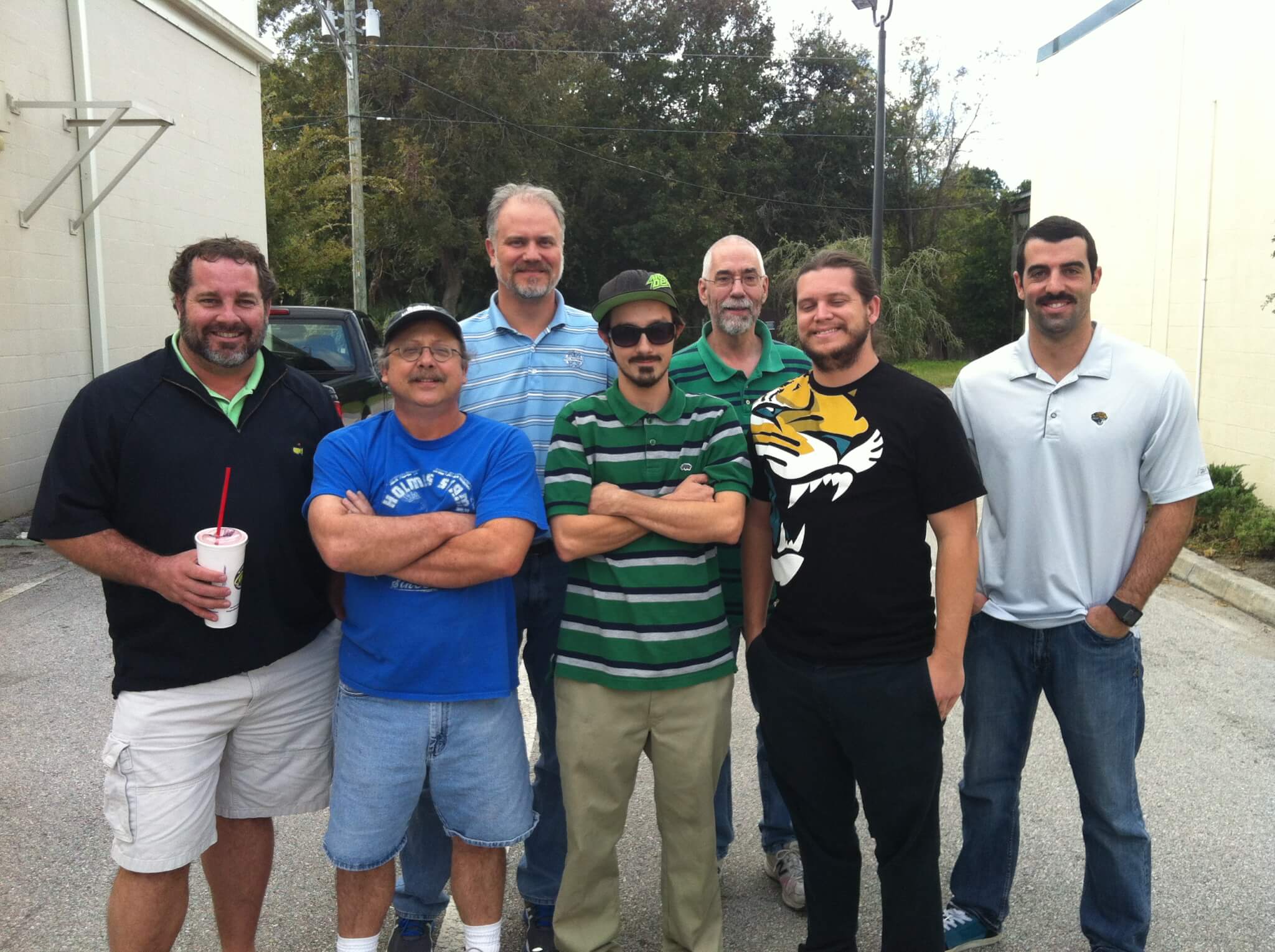 Holmes Stamp & Sign Does "No Shave November"