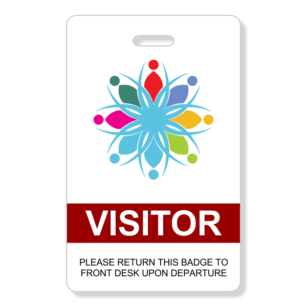Visitor Badge with Company Logo HC Brands